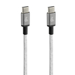 ΚΑΛΩΔΙΟ ΦΟΡΤΙΣΗΣ/ΜΕΤΑΦΟΡΑΣ ΔΕΔΟΜΕΝΩΝ USB TYPE C>USB TYPE C  IRON 2.0 3000mA/60W ΑΣΗΜΙ 100cm LAMPA - 1 ΤΕΜ.