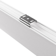 GLOBOSTAR® ALP-LINEAR LUMILINE 61763-3M Επιφανειακό / Κρεμαστό Προφίλ Αλουμινίου με Λευκό Γαλακτερό Πατητό Κάλυμμα για Ταινίες LED IP20 - Λευκό Ματ - Μ300 x Π3.5 x Υ7cm