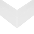 GLOBOSTAR® ALP-CORNER-SIDE90 LUMILINE 61766 Επιφανειακό / Κρεμαστό Προφίλ Αλουμινίου Γωνία με Λευκό Γαλακτερό Πατητό Κάλυμμα για Ταινίες LED IP20 - Λευκό Ματ - Μ30 x Π3.5 x Υ7cm