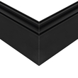GLOBOSTAR® ALP-CORNER-SIDE90 LUMILINE 61767 Επιφανειακό / Κρεμαστό Προφίλ Αλουμινίου Γωνία με Λευκό Γαλακτερό Πατητό Κάλυμμα για Ταινίες LED IP20 - Μαύρο Ματ - Μ30 x Π3.5 x Υ7cm