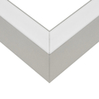 GLOBOSTAR® ALP-CORNER-SIDE90 LUMILINE 61768 Επιφανειακό / Κρεμαστό Προφίλ Αλουμινίου Γωνία με Λευκό Γαλακτερό Πατητό Κάλυμμα για Ταινίες LED IP20 - Γκρι Ανθρακί Ματ - Μ30 x Π3.5 x Υ7cm