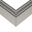 GLOBOSTAR® ALP-CORNER-SIDE90 LUMILINE 61768 Επιφανειακό / Κρεμαστό Προφίλ Αλουμινίου Γωνία με Λευκό Γαλακτερό Πατητό Κάλυμμα για Ταινίες LED IP20 - Γκρι Ανθρακί Ματ - Μ30 x Π3.5 x Υ7cm