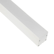 GLOBOSTAR® ALP-LINEAR BRIGHTRAIL 61774-3M Επιφανειακό / Κρεμαστό Προφίλ Αλουμινίου με Λευκό Γαλακτερό Πατητό Κάλυμμα για Ταινίες LED IP20 - Λευκό Ματ - Μ300 x Π5 x Υ7.5cm
