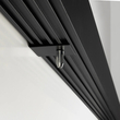 GLOBOSTAR® ALP-LINEAR BRIGHTRAIL 61775-3M Επιφανειακό / Κρεμαστό Προφίλ Αλουμινίου με Λευκό Γαλακτερό Πατητό Κάλυμμα για Ταινίες LED IP20 - Μαύρο Ματ - Μ300 x Π5 x Υ7.5cm