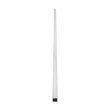 GLOBOSTAR® ALP-LINEAR BRIGHTRAIL 61775-3M Επιφανειακό / Κρεμαστό Προφίλ Αλουμινίου με Λευκό Γαλακτερό Πατητό Κάλυμμα για Ταινίες LED IP20 - Μαύρο Ματ - Μ300 x Π5 x Υ7.5cm
