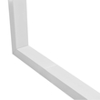 GLOBOSTAR® ALP-CORNER-SIDE90 BRIGHTRAIL 61777 Επιφανειακό / Κρεμαστό Προφίλ Αλουμινίου Γωνία με Λευκό Γαλακτερό Πατητό Κάλυμμα για Ταινίες LED IP20 - Λευκό Ματ - Μ30 x Π5 x Υ7.5cm
