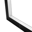 GLOBOSTAR® ALP-CORNER-IN90 BRIGHTRAIL 61781 Επιφανειακό / Κρεμαστό Προφίλ Αλουμινίου Γωνία με Λευκό Γαλακτερό Πατητό Κάλυμμα για Ταινίες LED IP20 - Μαύρο Ματ - Μ30 x Π5 x Υ7.5cm