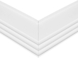 GLOBOSTAR® ALP-CORNER-IN90 RECESSA 61791 Χωνευτό Προφίλ Αλουμινίου Γωνία με Λευκό Γαλακτερό Πατητό Κάλυμμα για Ταινίες LED IP20 - Λευκό Ματ - Μ30 x Π3.5 x Υ4cm