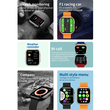 Σετ Smartwatch με 2 λουράκια - Z81 Pro Max - 880372 - Red