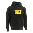 CAT Μπλούζα φούτερ με κουκούλα trademark μαύρη L W10646