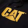 CAT Μπλούζα φούτερ με κουκούλα trademark μαύρη L W10646