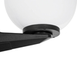 GLOBOSTAR® AGROS 61598 Φωτιστικό Κολωνάκι Κήπου με Ντουί 2 x E27 AC 220-240V Αδιάβροχο IP65 - Λευκό & Μάυρο - Μ75 x Π30 x Υ240cm