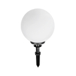 GLOBOSTAR® AGROS 61708 Φωτιστικό Κήπου / Καρφωτό με Ντουί 1 x E27 AC 220-240V Αδιάβροχο IP65 - Λευκό & Μάυρο - Μ30 x Π30 x Υ64cm