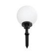 GLOBOSTAR® AGROS 61708 Φωτιστικό Κήπου / Καρφωτό με Ντουί 1 x E27 AC 220-240V Αδιάβροχο IP65 - Λευκό & Μάυρο - Μ30 x Π30 x Υ64cm
