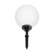 GLOBOSTAR® AGROS 61709 Φωτιστικό Κήπου / Καρφωτό με Ντουί 1 x E27 AC 220-240V Αδιάβροχο IP65 - Λευκό & Μάυρο - Μ40 x Π40 x Υ74cm
