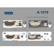 Σετ ενσύρματο πληκτρολόγιο & ποντίκι - A1019 - 656553 - White