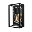it-Lighting Zar Outdoor Wall Lamp Black 1xE27 D:100x145x245mm (80205614)