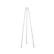 GloboStar® TRIPOD 203-0259 Μοντέρνο Επιδαπέδιο Φωτιστικό Μονόφωτο 1 x E27 IP20 Λευκό Ξύλο - Μ38 x Π38 x Υ120cm