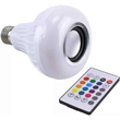 100288 Λάμπα E27 12Watt Bluetooth με Ηχείο και Ασύρματο Χειριστήριο RGBW