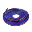 100141 Εύκαμπτο Πλακέ Καλώδιο 1m RGB 4 x 0.25mm²
