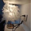 101433 Roma-Β Mini Feather Επιτραπέζιο Φωτιστικό με πούπουλο 1ΧΕ27 D23 Μοβ