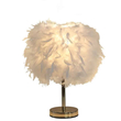 101433 Roma-Β Mini Feather Επιτραπέζιο Φωτιστικό με πούπουλο 1ΧΕ27 D23 Λευκό