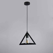 101321 PYRAMID Μεταλλικό Κρεμαστό φωτιστικό 1ΧΕ27 25cm