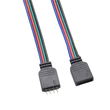 100061 Ταχυσύνδεσμος Τροφοδοσίας  - Strip To Power Connector 4 PIN Male για Ένωση 1 x RGB Ταινία LED Πλάτους 10mm