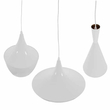 LED7 TIM-1B Κρεμαστό Φωτιστικό Καμπάνα D350mm Λευκό