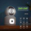 Κάμερα ασφαλείας IP Dual - Security Camera - WiFi - 4MP - 322039