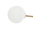 GLOBOSTAR® GLOBUS 201-0119 Μοντέρνο Φωτιστικό Οροφής με Ντουί 2 x E27 AC 220-240V IP20 - Χρυσό & Λευκό - Μ65 x Π15 x Υ623cm