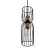 GLOBOSTAR® LAVERA 201-0024 Vintage Κρεμαστό Φωτιστικό Οροφής με Ντουί 1 x E27 AC 220-240V IP20 - Χρυσό & Λευκό - Μ14 x Π14 x Υ44cm