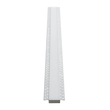 GLOBOSTAR® ALP-PLASTERIN GYPSO 70861-1M Χωνευτό Προφίλ Αλουμινίου Ειδικό για Γυψοσανίδα με Λευκό Γαλακτερό Πατητό Κάλυμμα για Ταινίες LED IP20 - Ασημί - Μ100 x Π7.8 x Υ1.4cm