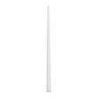 GLOBOSTAR® ALP-LINEAR CURBARIO 70863-1M Επιφανειακό Εύκαμπτο Προφίλ Αλουμινίου με Λευκό Γαλακτερό Πατητό Κάλυμμα για Ταινίες LED IP20 - Λευκό - Μ100 x Π1.7 x Υ0.5cm