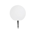 GLOBOSTAR® AQUAGLOW 71474 Μοντέρνο Φωτιστικό Κήπου Μπάλα με IR Ασύρματο Χειριστήριο LED 3W 240lm 360° DC 5V με USB-C με Ενσωματωμένο Φωτοβολταϊκό Panel 6V 1W & Επαναφορτιζόμενη Μπαταρία Li-ion 3.7V 2x18650 1400mAh Αδιάβροχο IP54 Πολύχρωμο RGBW Dimmable - Sanan SMD Chip - Γαλακτερό Λευκό - Μ25 x Π25 x Υ24cm - 2 Χρόνια Εγγύηση