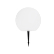 GLOBOSTAR® AQUAGLOW 71474 Μοντέρνο Φωτιστικό Κήπου Μπάλα με IR Ασύρματο Χειριστήριο LED 3W 240lm 360° DC 5V με USB-C με Ενσωματωμένο Φωτοβολταϊκό Panel 6V 1W & Επαναφορτιζόμενη Μπαταρία Li-ion 3.7V 2x18650 1400mAh Αδιάβροχο IP54 Πολύχρωμο RGBW Dimmable - Sanan SMD Chip - Γαλακτερό Λευκό - Μ25 x Π25 x Υ24cm - 2 Χρόνια Εγγύηση