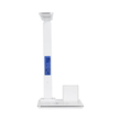 GLOBOSTAR® ZENTIME 76554 Μοντέρνο Επιτραπέζιο Φωτιστικό Γραφείου με Ασύρματη Φόρτιση 15W 3A & Ψηφιακό Ρολόι LED 3.5W 350lm 120° DC 5V με USB-C IP20 Ρυθμιζόμενο Λευκό CCT με Αφή 2700K/4500K/6000K Dimmable - Sanan SMD Chip - Μαύρο - Μ19.5 x Π25 x Υ50cm - 2 Χρόνια Εγγύηση