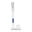 GLOBOSTAR® ZENTIME 76554 Μοντέρνο Επιτραπέζιο Φωτιστικό Γραφείου με Ασύρματη Φόρτιση 15W 3A & Ψηφιακό Ρολόι LED 3.5W 350lm 120° DC 5V με USB-C IP20 Ρυθμιζόμενο Λευκό CCT με Αφή 2700K/4500K/6000K Dimmable - Sanan SMD Chip - Μαύρο - Μ19.5 x Π25 x Υ50cm - 2 Χρόνια Εγγύηση