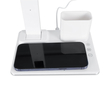 GLOBOSTAR® ZENTIME 76554 Μοντέρνο Επιτραπέζιο Φωτιστικό Γραφείου με Ασύρματη Φόρτιση 15W 3A & Ψηφιακό Ρολόι LED 3.5W 350lm 120° DC 5V με USB-C IP20 Ρυθμιζόμενο Λευκό CCT με Αφή 2700K/4500K/6000K Dimmable - Sanan SMD Chip - Μαύρο - Μ19.5 x Π25 x Υ50cm - 2 Χρόνια Εγγύηση