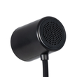 GLOBOSTAR® LUCORA 76556 Μοντέρνο Επιτραπέζιο Φωτιστικό Γραφείου με Ασύρματη Φόρτιση 10W 2A & 4W Bluetooth Ηχείο LED 3W 300lm 120° DC 5V με USB-C IP20 Ρυθμιζόμενο Λευκό CCT με Αφή 2700K/4500K/6000K Dimmable - Sanan SMD Chip - Μαύρο - Μ12 x Π12 x Υ34cm - 2 Χρόνια Εγγύηση