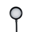 GLOBOSTAR® OLDY 76563 Μοντέρνο Επιτραπέζιο Φωτιστικό Γραφείου με Ασύρματη Φόρτιση 15W 3A, 5W Bluetooth Ηχείο & Ψηφιακό Ρολόι LED 3W 300lm 120° DC 5V με USB-C IP20 Ρυθμιζόμενο Λευκό CCT με Αφή 2700K/4500K/6000K Dimmable - Sanan SMD Chip - Μαύρο - Μ13 x Π25 x Υ38cm - 2 Χρόνια Εγγύηση