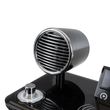 GLOBOSTAR® OLDY 76563 Μοντέρνο Επιτραπέζιο Φωτιστικό Γραφείου με Ασύρματη Φόρτιση 15W 3A, 5W Bluetooth Ηχείο & Ψηφιακό Ρολόι LED 3W 300lm 120° DC 5V με USB-C IP20 Ρυθμιζόμενο Λευκό CCT με Αφή 2700K/4500K/6000K Dimmable - Sanan SMD Chip - Μαύρο - Μ13 x Π25 x Υ38cm - 2 Χρόνια Εγγύηση
