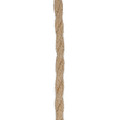 GLOBOSTAR® WHIP 77676 Μοντέρνο DIY Φωτιστικό με Υφασμάτινο Καλώδιο, Ντουί 3 x E27, Διακόπτη On/Off & Πρίζα AC 220-240V IP20 - Μπεζ & Μαύρο - Μ650 x Π5.5 x Υ100cm