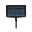 GLOBOSTAR® TWILIGHT 79668 Μοντέρνο Φωτιστικό Κήπου Γιρλάντα 10.5m με 30 Λάμπες & IR Ασύρματο Χειριστήριο LED 18W 1620lm 360° DC 3.7V με Ενσωματωμένο Φωτοβολταϊκό Panel 5.5V 3W & Επαναφορτιζόμενη Μπαταρία Li-ion 3.7V 2x18650 4400mAh Αδιάβροχο IP65 Θερμό Λευκό 2700Κ Dimmable - Sanan SMD Chip - Μαύρο & Διάφανο - Μ1050 x Π4 x Υ7cm - 2 Χρόνια Εγγύηση