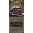 Φορητό ηχείο subwoofer με 2 μικρόφωνα Karaoke - ZQS-L19 - 801155