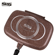 Διπλό αντικολλητικό τηγάνι Grill - CA007-F40-Brown - DSP - 610537 Διπλό αντικολλητικό τηγάνι Grill - CA007-F40-Brown - DSP - 610537