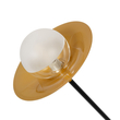 GloboStar® JOLIET 999-0044 Μοντέρνο Φωτιστικό Οροφής Πλέγμα Πολύφωτο 4 x G9 IP20 Μαύρο & Χρυσό Μέταλλο - Μ93 x Π20 x Υ106cm