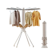 Πτυσσόμενη κρεμάστρα δαπέδου & απλώστρα ρούχων τροχήλατη - 12002-1 - 114265