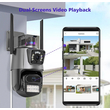 Κάμερα ασφαλείας IP Dual - Security Camera - WiFi - 310777