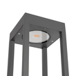 kelvo® GREMO KLV-101-0124 Μοντέρνο Φωτιστικό Κολωνάκι Κήπου LED 7W 735lm 45° AC 220-240V Αδιάβροχο IP65 Θερμό Λευκό 2700K - Bridgelux COB Chip & TÜV SÜD Driver - Γκρι Ανθρακί Ματ - Μ15 x Π15 x Υ80.5cm - 5 Χρόνια Εγγύηση